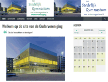 Tablet Screenshot of oudervereniging.stedgymdenbosch.nl